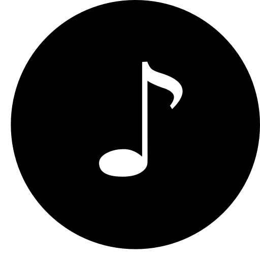 Single Circle Logo - Audio, circle, media, mp multimedia, music, note, single, sound icon