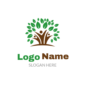 Red and Green with Black Tree Logo - 45+ Free School Logo Designs | DesignEvo Logo Maker