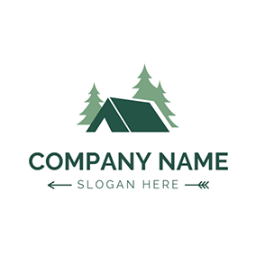 Red and Green with Black Tree Logo - Free Travel & Hotel Logo Designs | DesignEvo Logo Maker