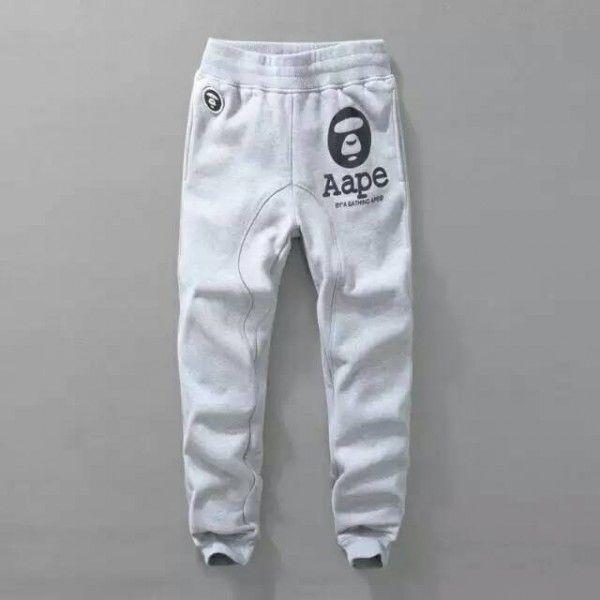 Gray Camo BAPE Ape Logo - NEW! A Bathing Ape Aape Front Logo Camo Pocket Jogging Pants| Buy A ...