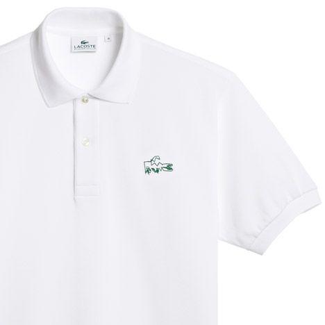 Alligator Polo Shirts with Logo - Peter Saville abstracts Lacoste logo for Holiday Collector polo shirts
