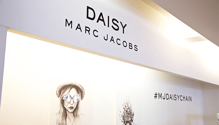 Daisy Marc Jacobs Logo - YCN | News | Creating a social pop-up for Marc Jacobs