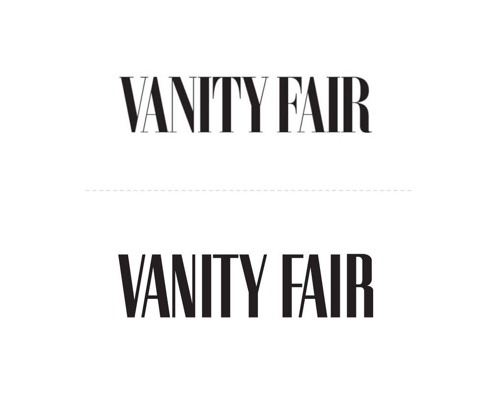 Vanity Fair Magazine Logo - Vanity Fair – New Logo for The New Century | Brandingmag