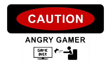 Angry Gamer Logo - CAUTION ANGRY GAMER. Counter Strike: Source Sprays
