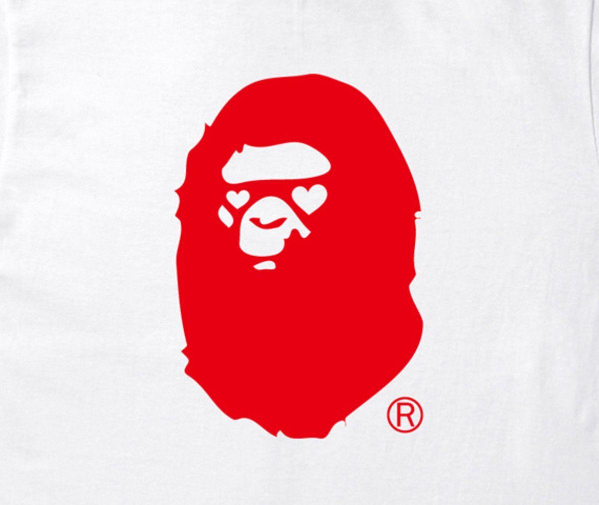 Red Bathing Ape Logo - A BATHING APE - 