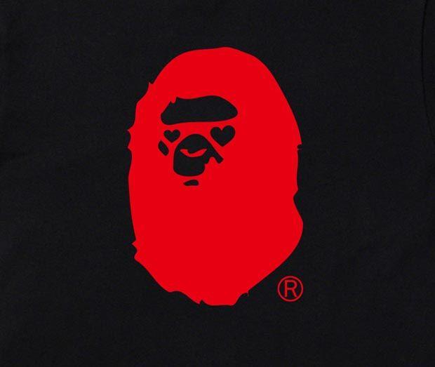 Red Bathing Ape Logo - A Bathing Ape Valentines T-Shirt Pack. LE for 2013 with Heart Eyes!