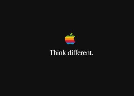 Old Apple Logo - Think Different - Old Apple Logo - Apple & Technology Background ...