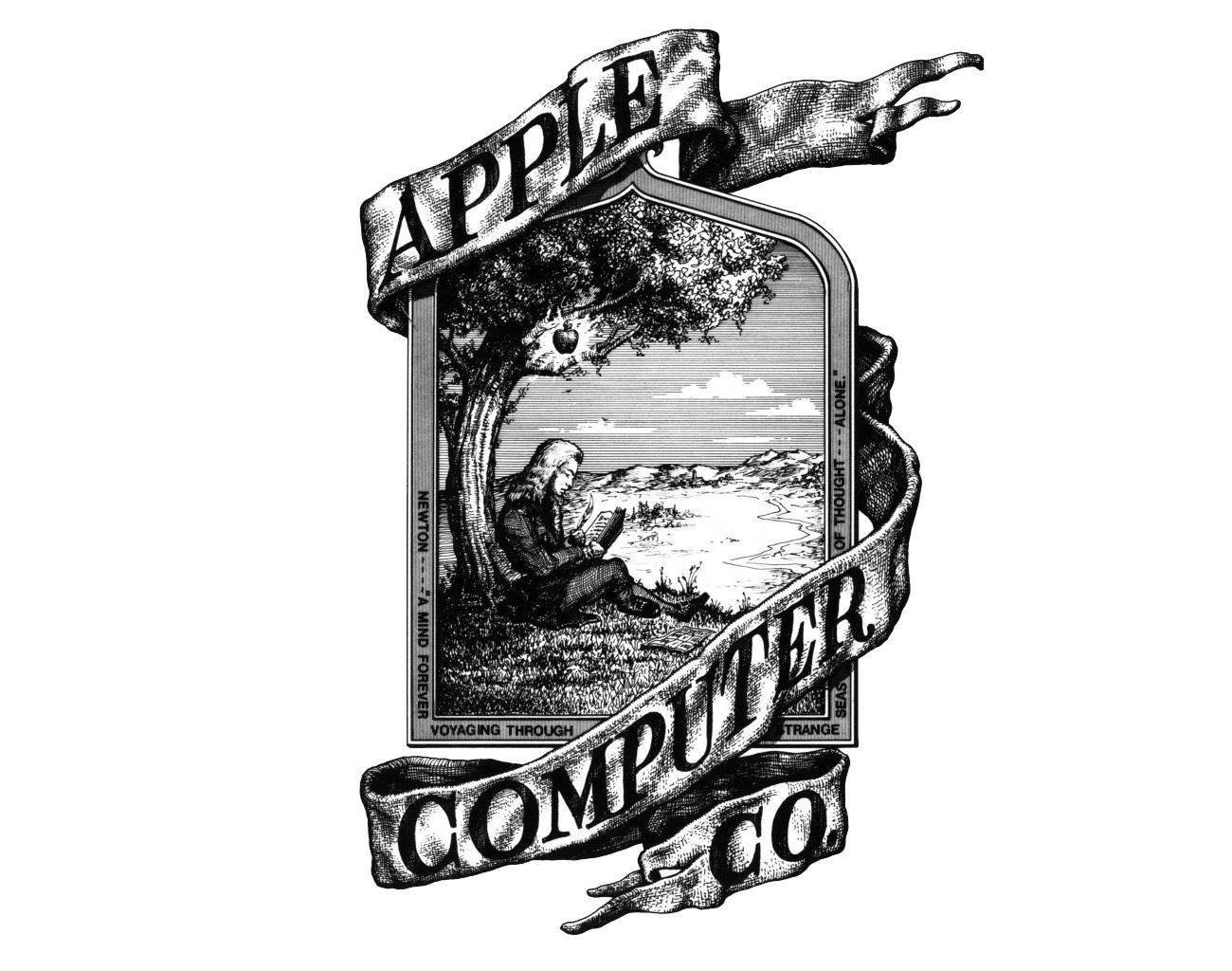 Old Apple Logo - Apple Logo, Apple Symbol Meaning, History and Evolution