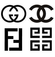 2 Black F Logo - The Chanel logo design was designed in 1925 by Coco Chanel herself ...