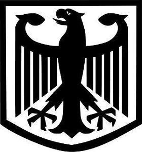 Eagle German Logo - German Sticker