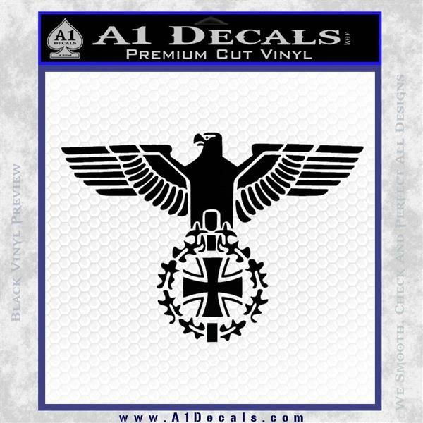 Eagle German Logo - German Army WW2 Iron Cross Eagle Decal Sticker A1 Decals