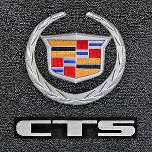 Cadillac CTS Logo - Classic Loop™ Ebony FLOOR MAT SET 2003 2007 Cadillac CTS *Logos