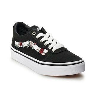 Girls Vans Shoes Logo - Vans Asher Girls Skate Shoes