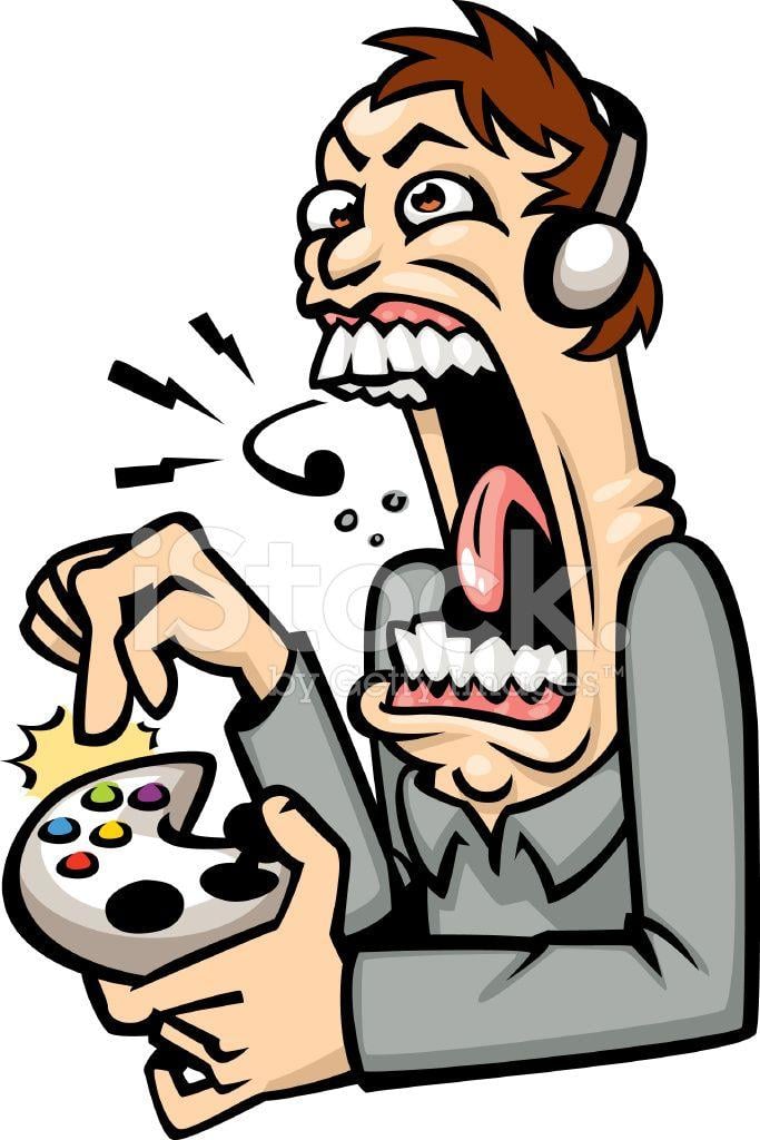 Angry Gamer Logo - Angry Gamer Stock Vector - FreeImages.com