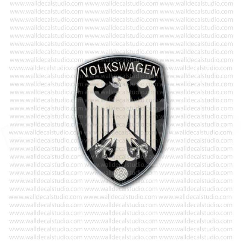Eagle German Logo - From $4.50 Buy Volkswagen VW Eagle German Emblem Sticker at Print