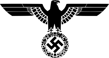 Eagle German Logo - What does the eagle represent in the Nazi German symbol?