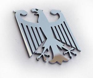 Eagle German Logo - Real Metal German Eagle Germany Car Auto Automotive fender grille