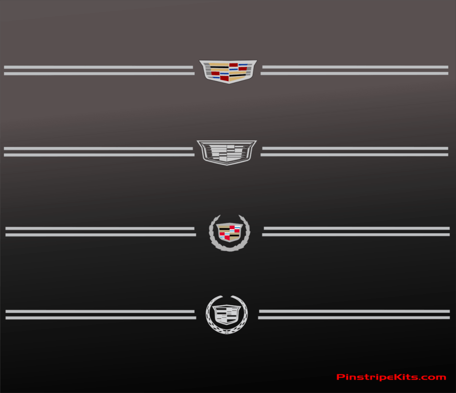 Cadillac CTS Logo - Violassi Striping Company - Cadillac CTS name and Logo emblem decal ...