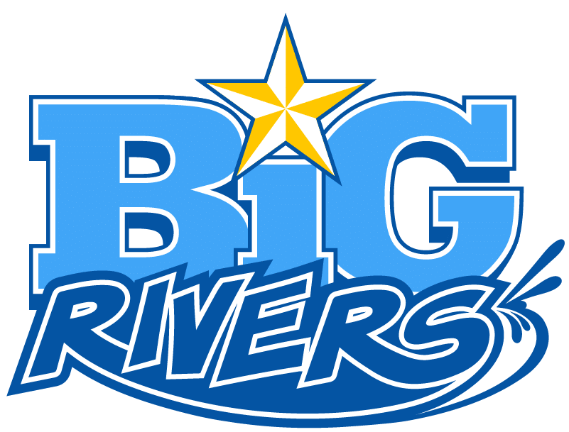River Water Logo - Big Rivers Attractions. Big Rivers Waterpark & Gator Bayou