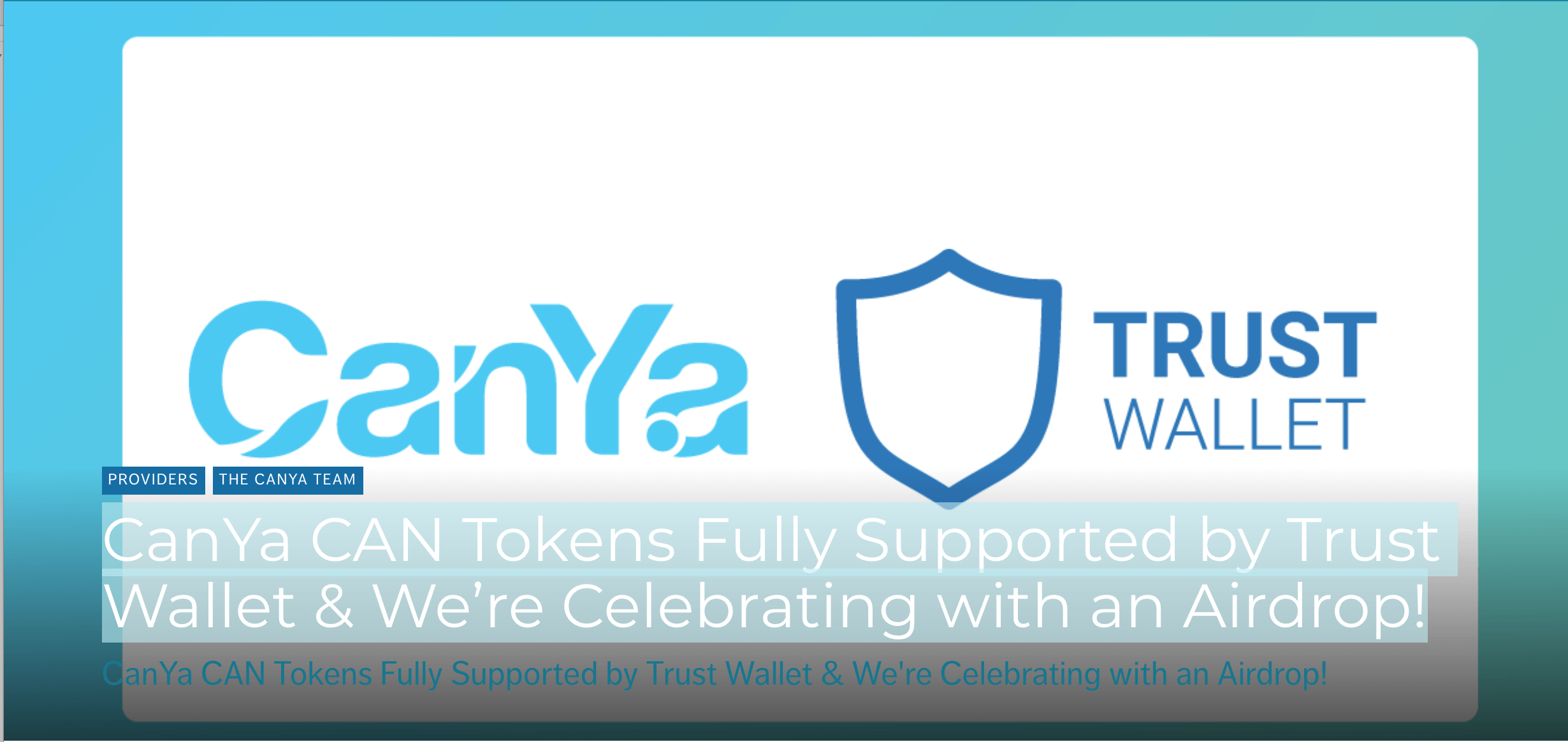 QQ Wallet Logo - CanYa CAN Tokens Fully Supported by Trust Wallet & We're Celebrating ...