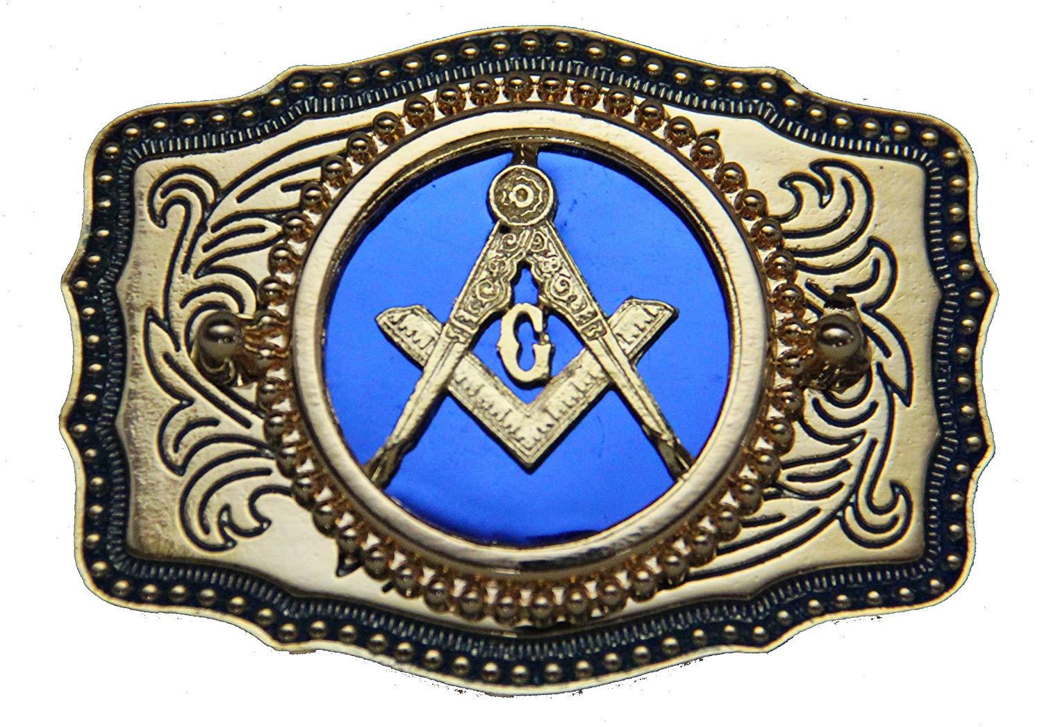 USA Red White Blue Square Logo - Genuine Texas Brand Blue Square and Compasses Masonic