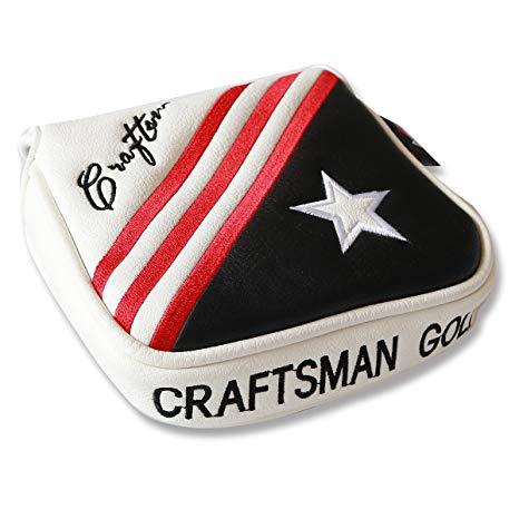 USA Red White Blue Square Logo - Amazon.com : Craftsman Golf Black White Red Stripes USA Star Square ...