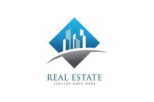 Best Real Estate Logo - Modern Real Estate Logo Logo Templates Creative Market