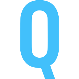 Blue Letter Q Logo - Caribbean blue letter q icon - Free caribbean blue letter icons