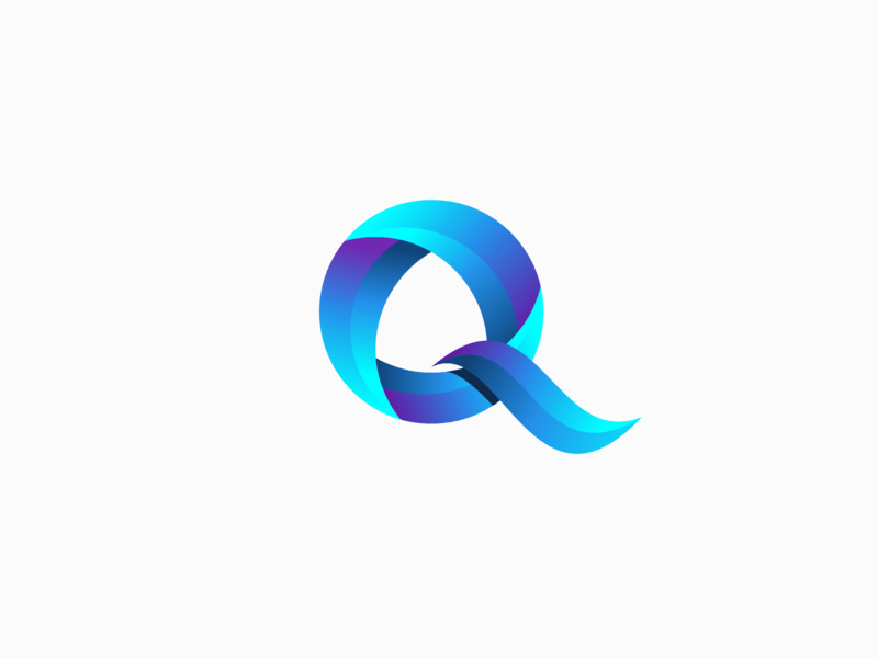 Blue Letter Q Logo - Letter Q Logo Design by Agny Hasya Studio