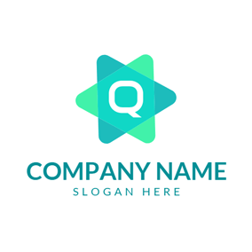 Blue Letter Q Logo - Free Q Logo Designs. DesignEvo Logo Maker