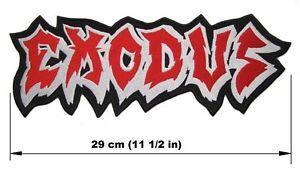 Exodus Logo - EXODUS logo BACK PATCH embroidered NEW thrash metal | eBay