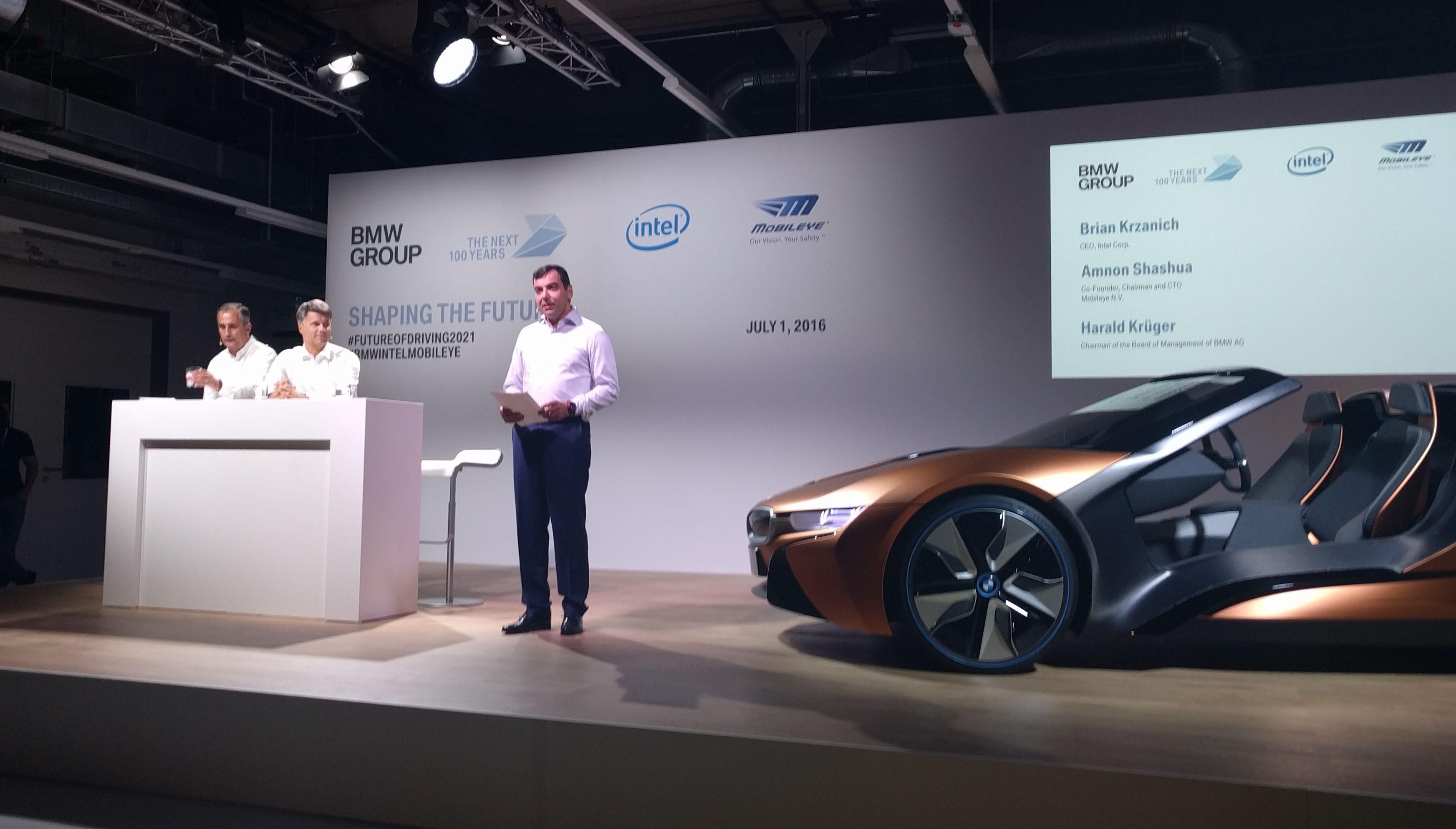 Intel Mobileye Logo - BMW Group, Intel and Mobileye Team Up to Bring Fully Autonomous
