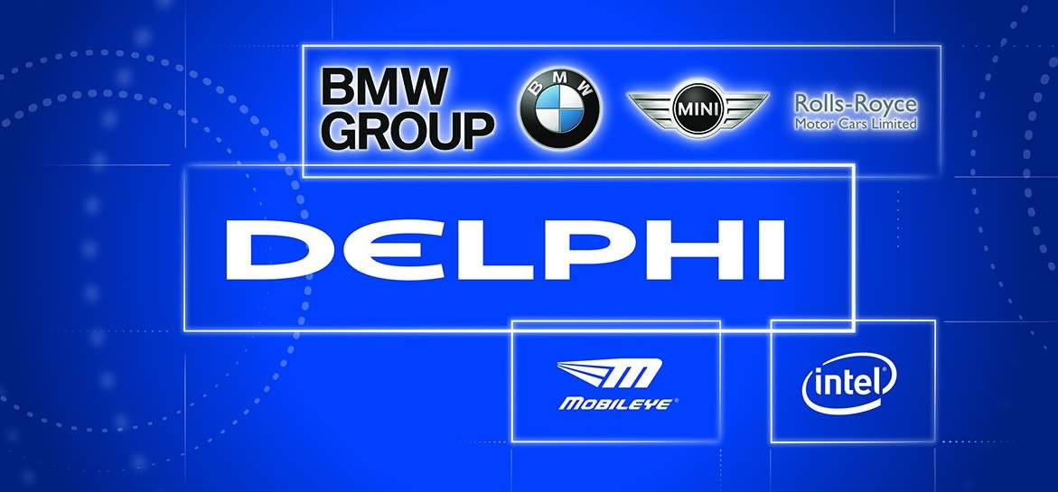 Intel Mobileye Logo - BMW Group: Delphi partners with BMW Group, Intel & Mobileye for ...
