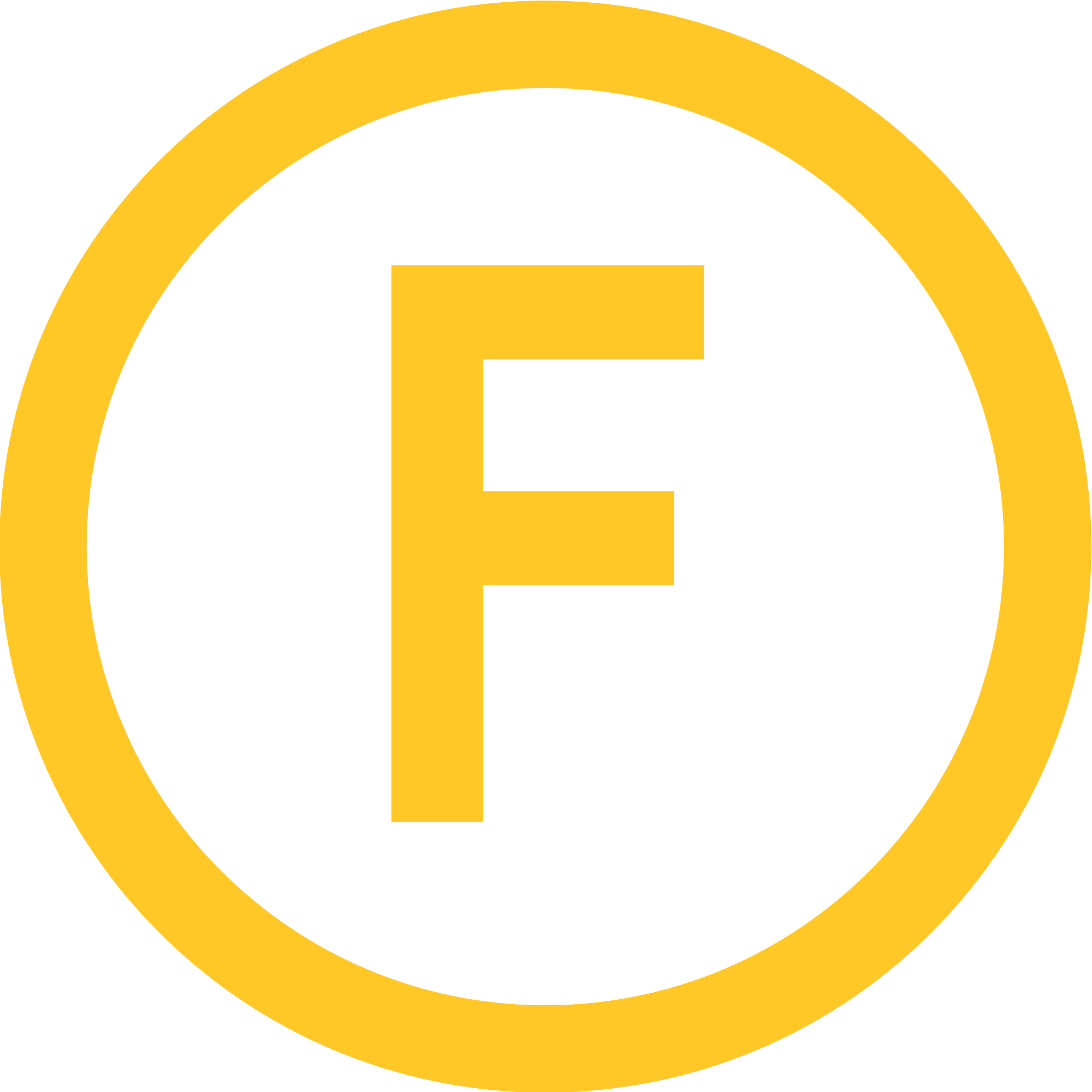 Circle F Logo - F Letter Logo Png - Free Transparent PNG Logos