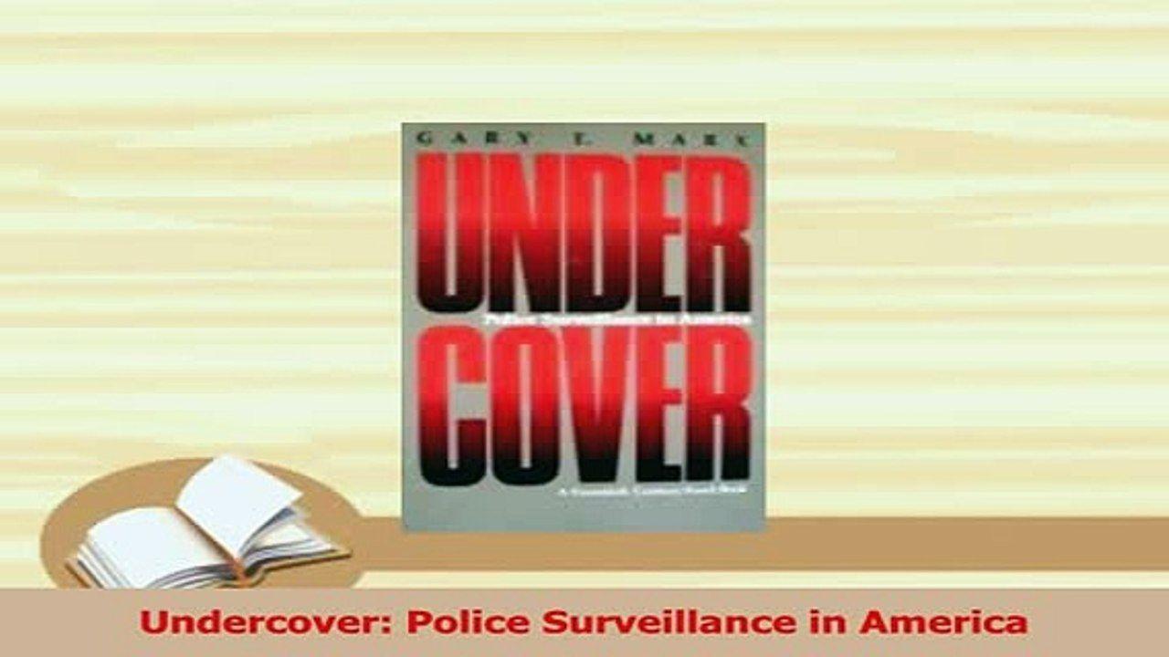 Surveillance Undercover Logo - PDF Undercover Police Surveillance in America Read Full Ebook