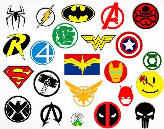Before and After Superhero Logo - SALE Superhero logo svg cut files joker cricut files