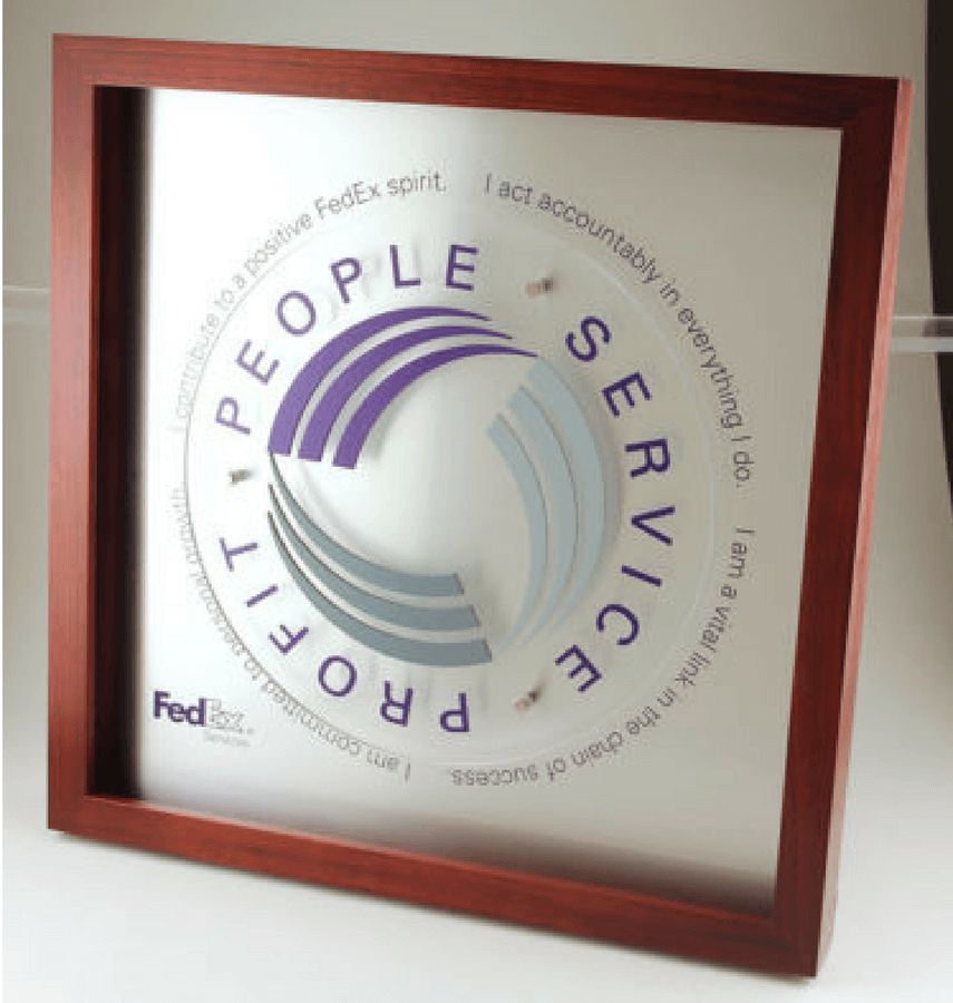 People Service Profit FedEx Logo - FedEx People Service Profit Display | Bruce Fox | Mission Statement ...