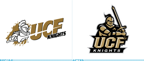 Before and After Superhero Logo - Brand New: UCF Gets Tough