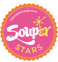 Female Star Logo - Souper Star Logo - Hormone Soup