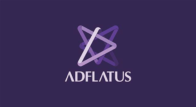 Purple Business Logo - Adflatus™ Identity by Utopia Branding Agency at Coroflot.com