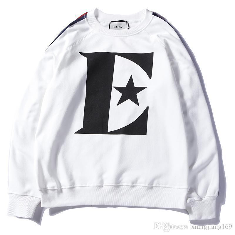 Female Star Logo - 2018 Autumn New Female Letter Logo Five Pointed Star Print