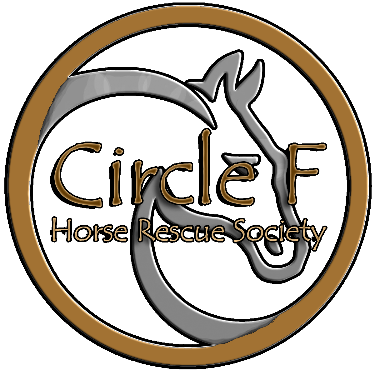 Circle F Logo - Circle F Horse Rescue, Abbotsford, BC