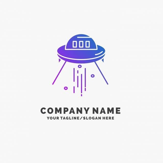 Purple Business Logo - Space Ship, space, ship, rocket, alien Purple Business Logo Temp