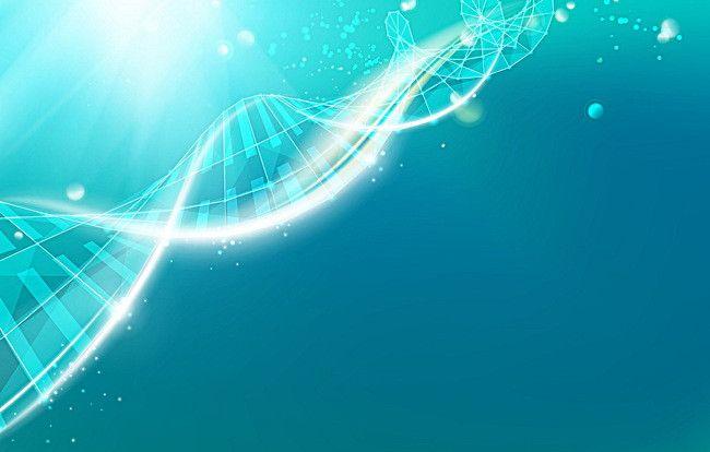 DNA Blue and Green Spiral Logo - Blue Background Material DNA Helix, Poster, Spiral, Dna Background