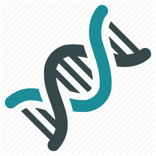 DNA Blue and Green Spiral Logo - Biology, dna structure, genetic engineering, genetics, genome chain