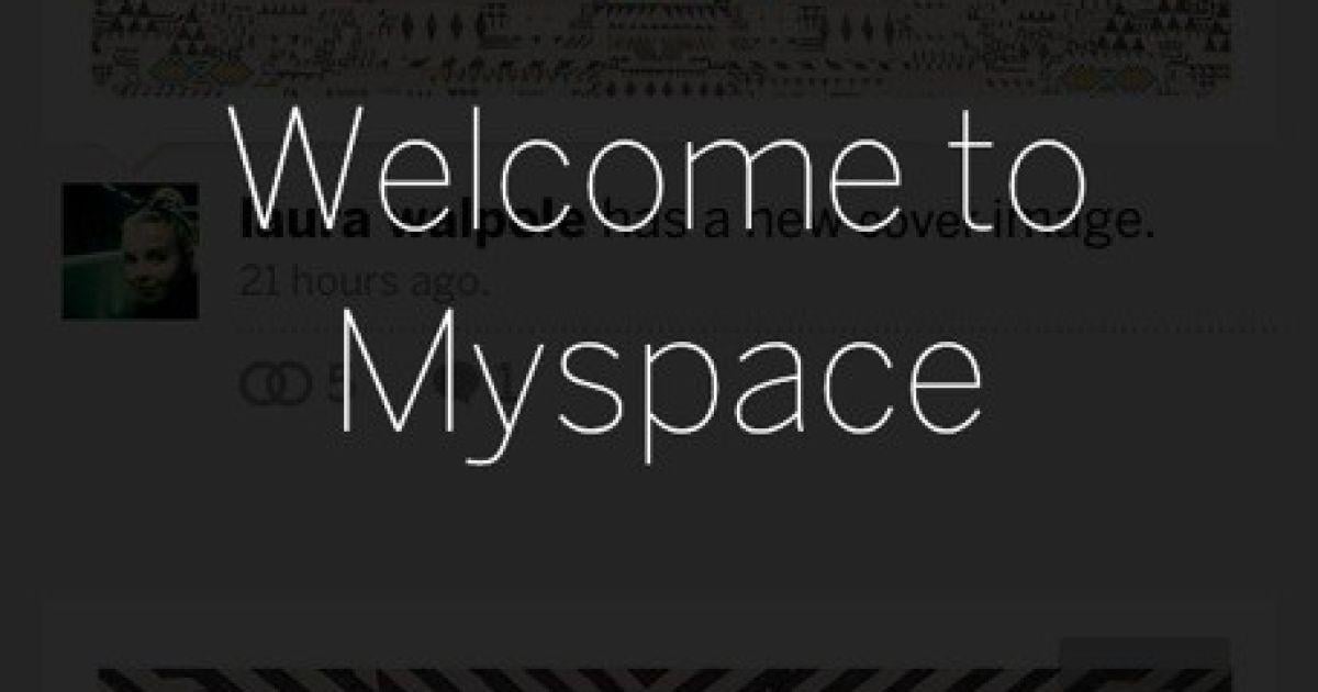 Myspace App Logo - Welcome to the new Myspace app