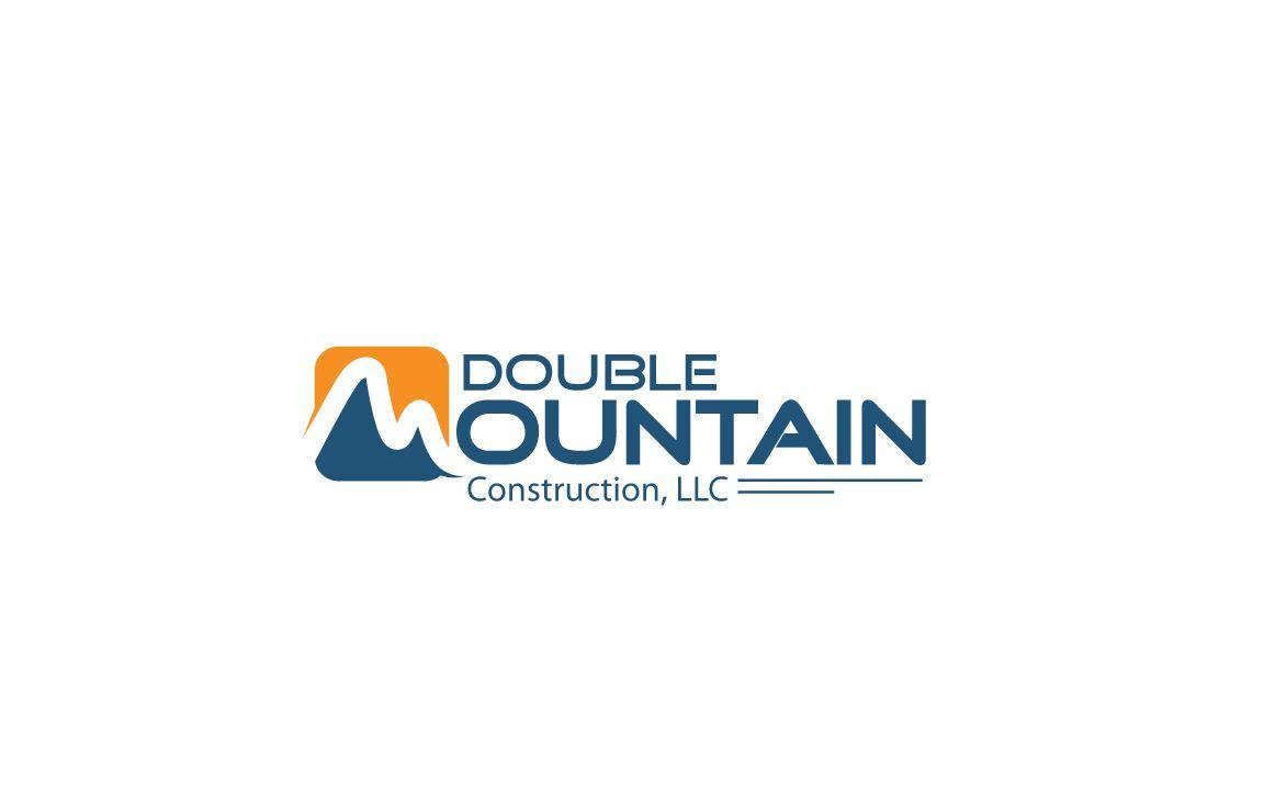 Double Mountain Logo - Professional, Masculine, Construction Company Logo Design for Double ...