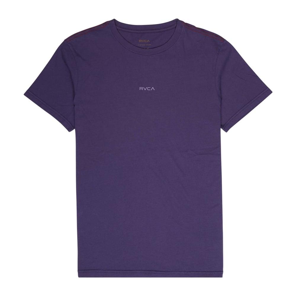 RVCA Small Logo - RVCA Small Logo T-Shirt - Dark Purple | T-shirts | Sputnik