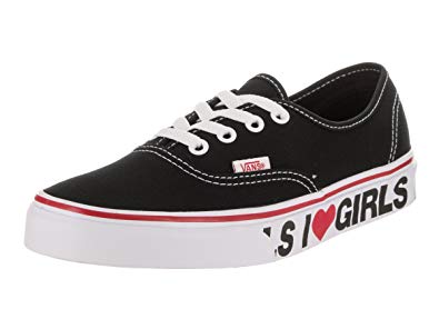 Girls Vans Shoes Logo - Vans Unisex Authentic (I Love Girls) Skate Shoe: Amazon.co.uk: Shoes ...