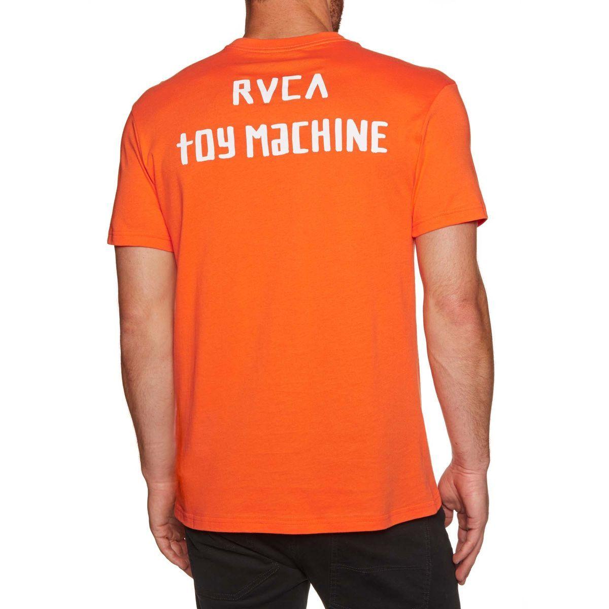 RVCA Small Logo - RVCA Short Sleeve T-Shirt - RVCA Small Toy Machine Short Sleeve T ...